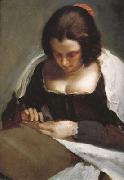 Diego Velazquez, The Needlewoman (unfinished) (df01)